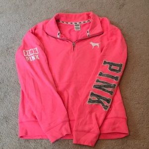 PINK quarter zip